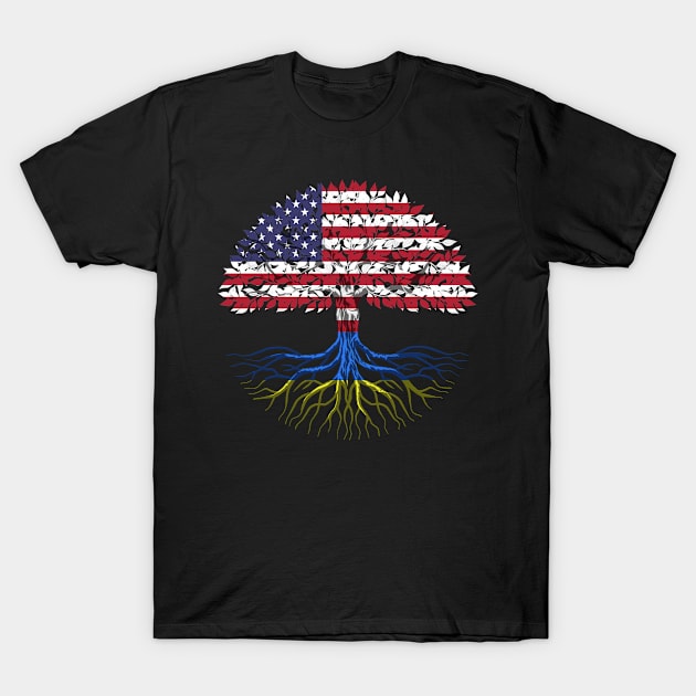 Ukrainian American citizenship gift T-Shirt by SerenityByAlex